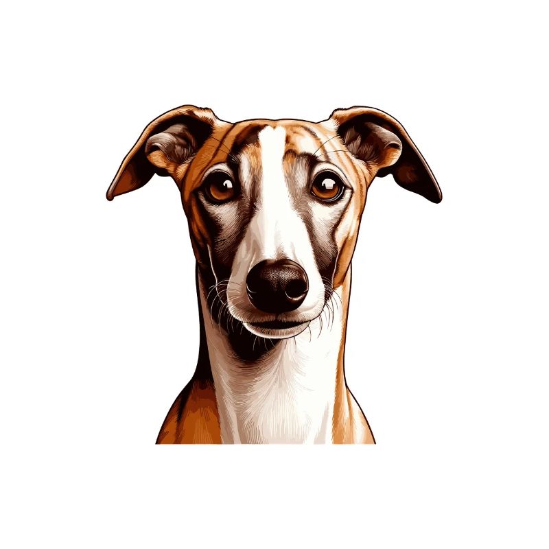 Dog Face - Whippet