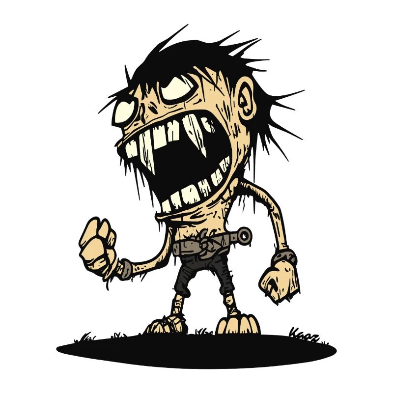 Hungry angry caveman