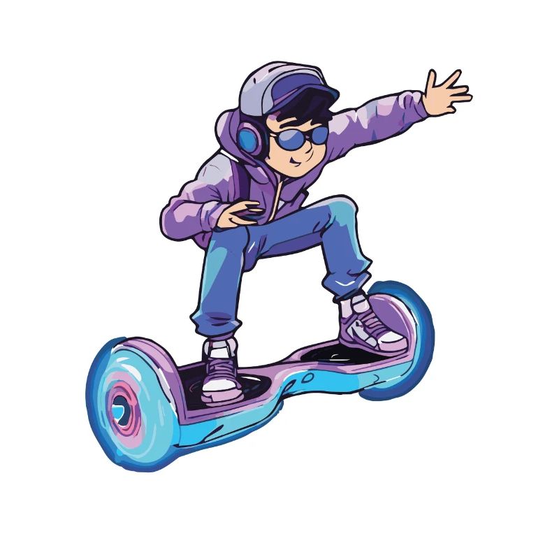 Das Leben Ist Besser, Wenn Sie Mit Dem Hoverboard