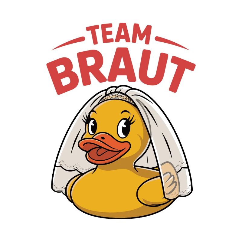 Team Braut Gummiente