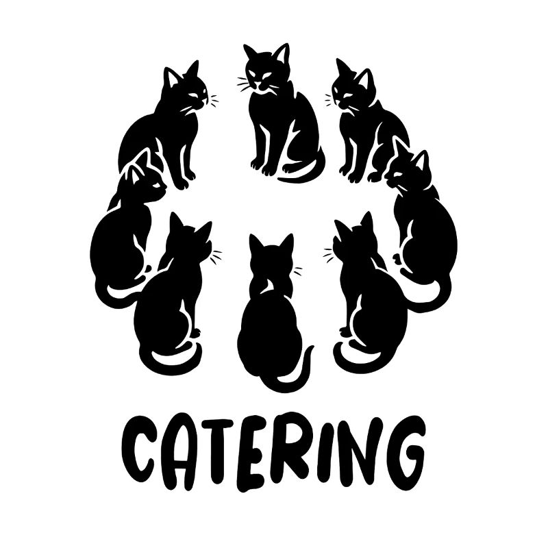 Cat's ring - Catering pun with cat