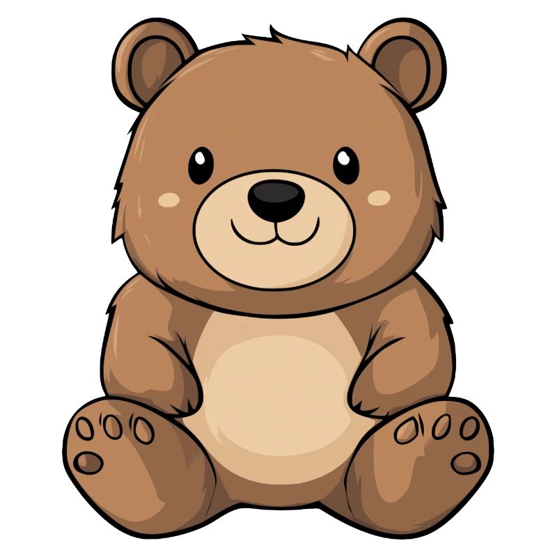 petit ours mignon