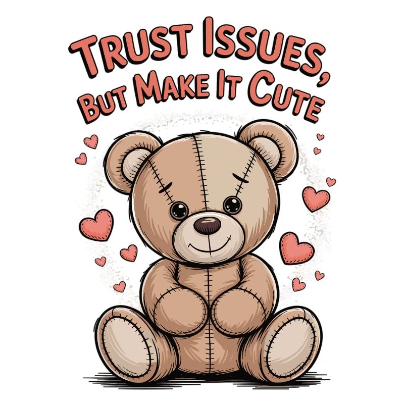 Trust Issues Teddy Bär Shirt