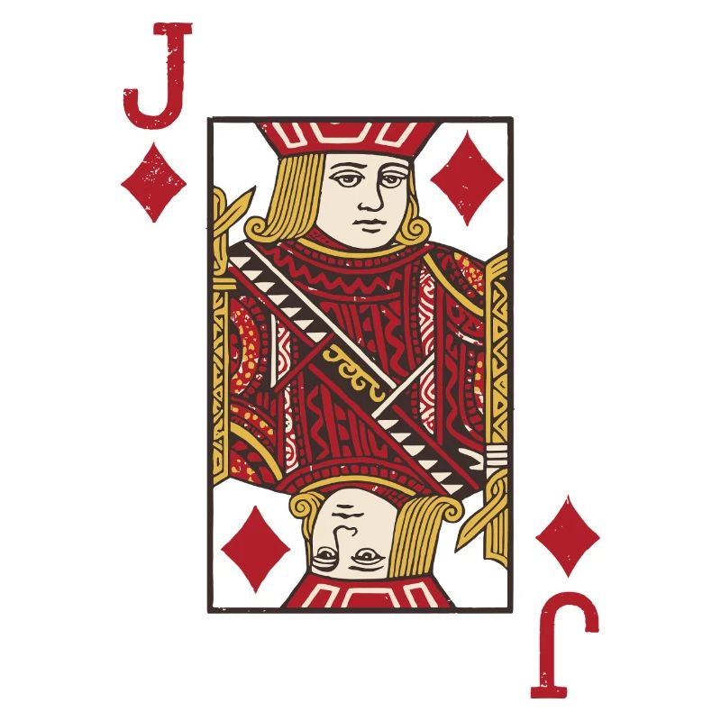 Jack Card Diamonds