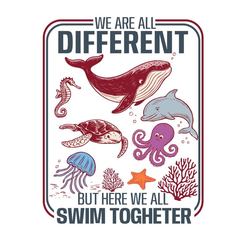 Underwater Diversity Unity Design