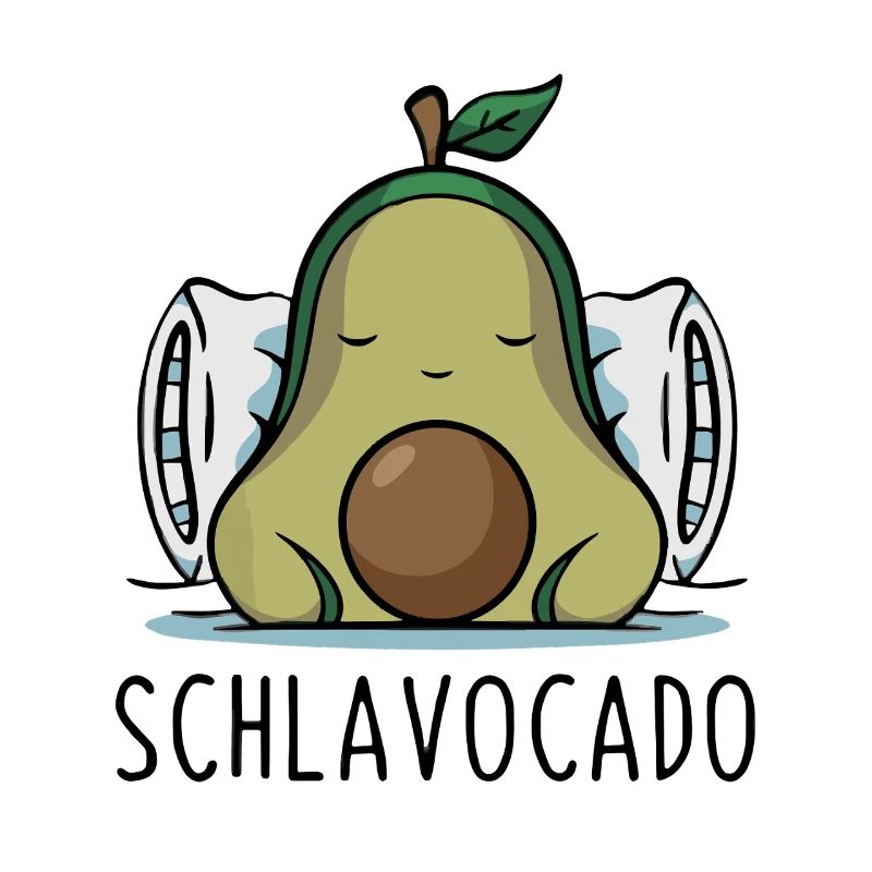 Funny Schlavocado Tired Avocado
