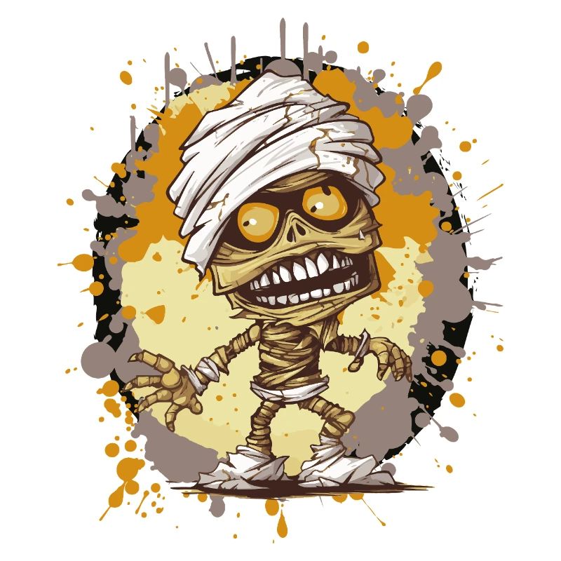 Mumie im Splatter-Look