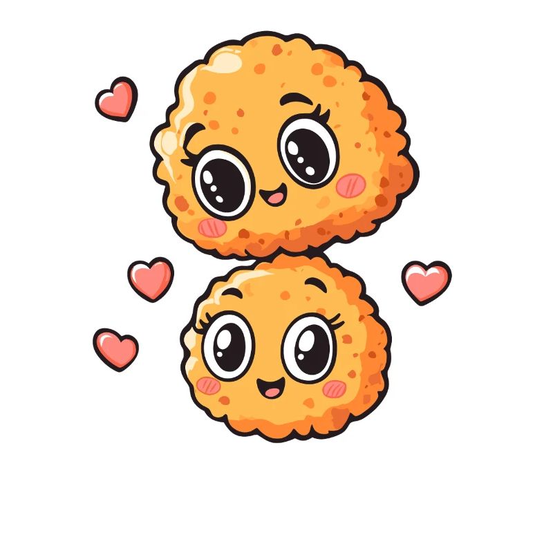 Cuddly Snack Hearts Duo