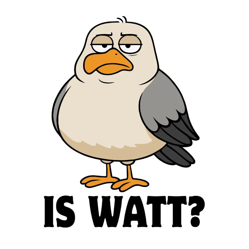 Möwe - Is Watt? - Nordsee - Geschenk