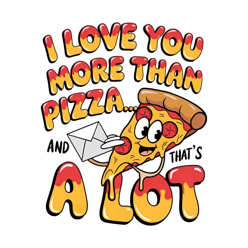 La pizza aime plus que la pizza