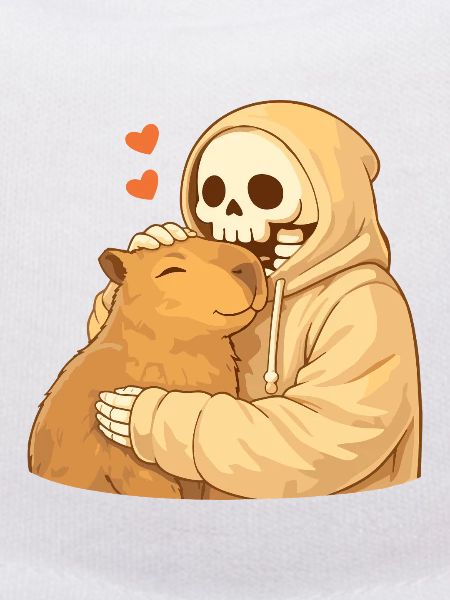 Cozy Skeleton with Capybara – Security