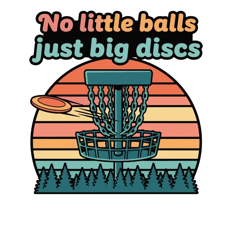 Pas de petites balles, juste de gros disques, drôle de disc golf