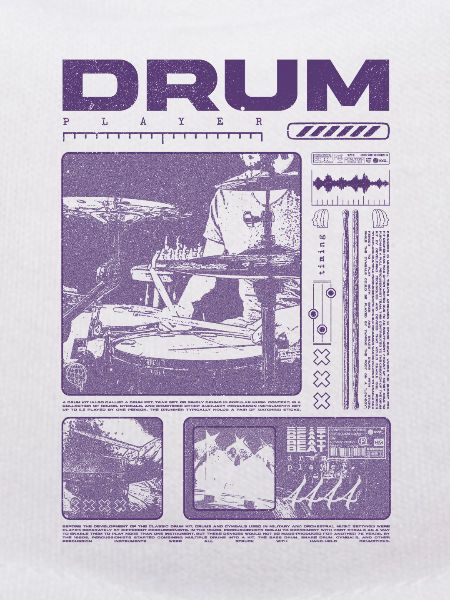 Rock Drummer Drum Player Streetwear