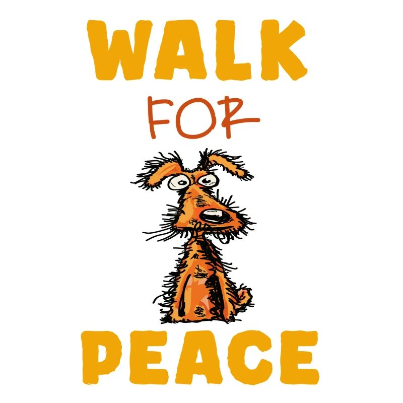 March for Peace dog