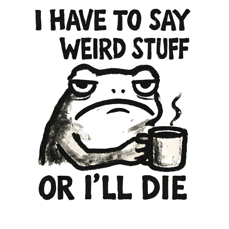 Frosch Spruch Meme Humor Lustig Geschenkidee