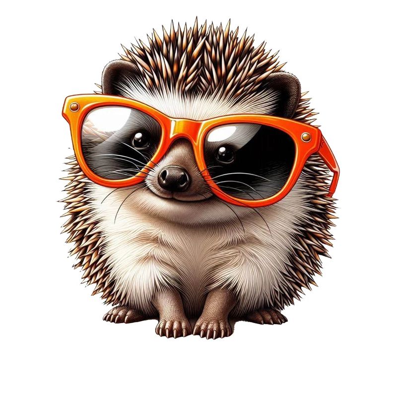 Igel Mit Sonnenbrille Igel Sarkasmus Tierliebhaber