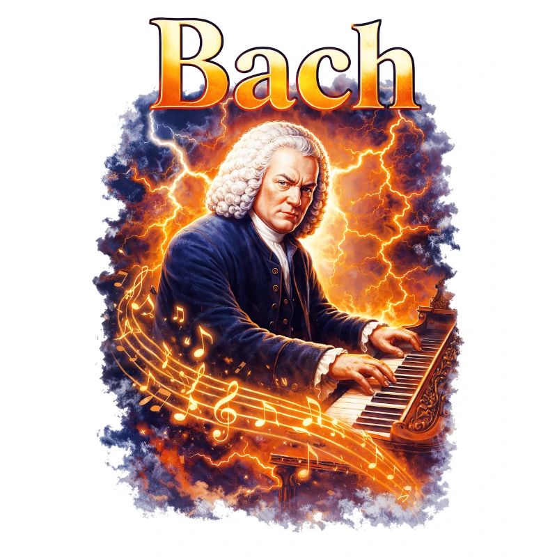 Bach Feuerklang am Klavier