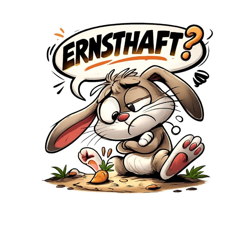 Easter Bunny Humor Motif Gift