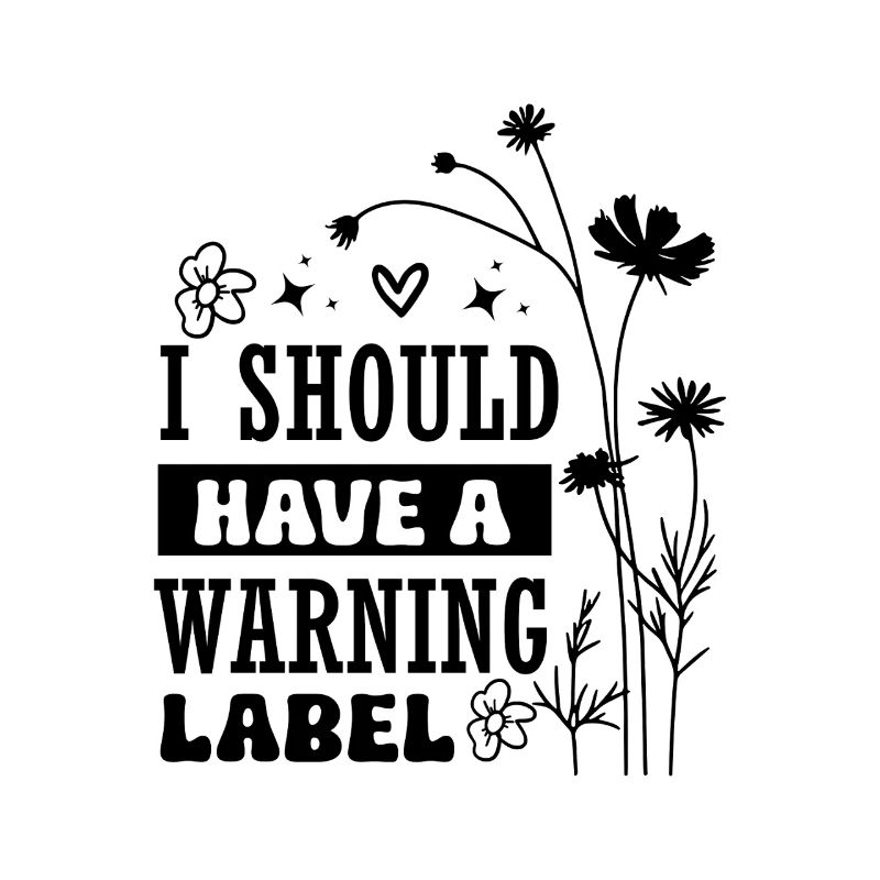 Manipuler avec précaution Je devrais avoir une étiquette d’avertissement