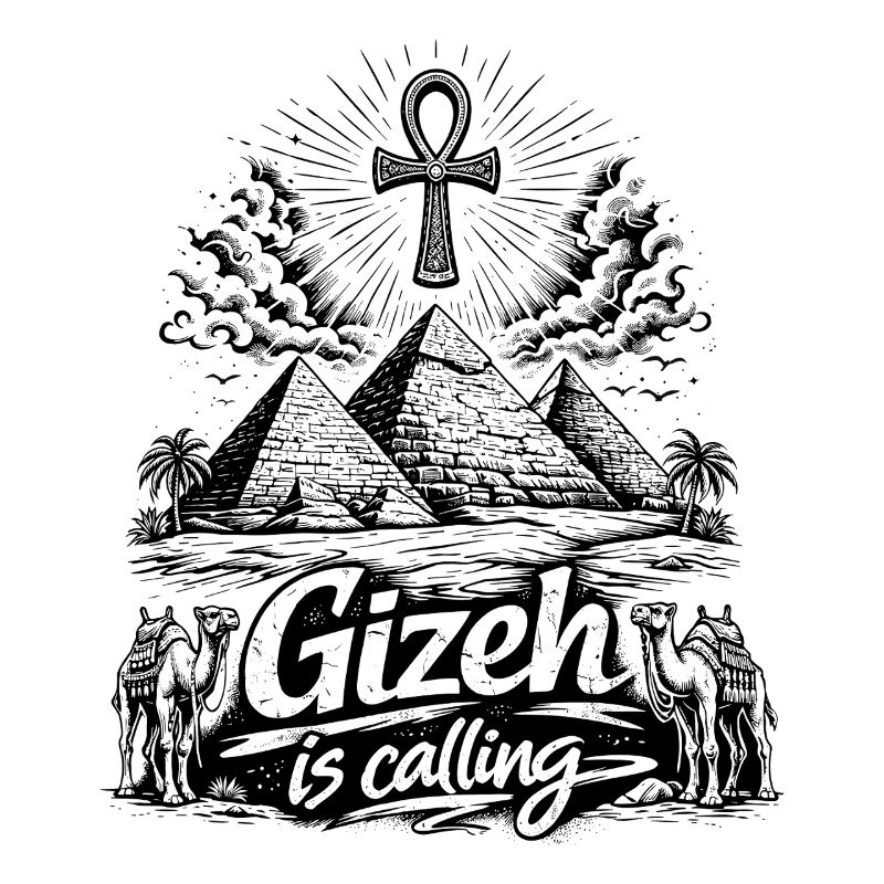 Gizeh is calling Ägypten Pyramiden Reise