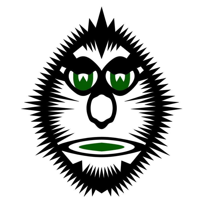 Illustration de visage de chat Visage de chat