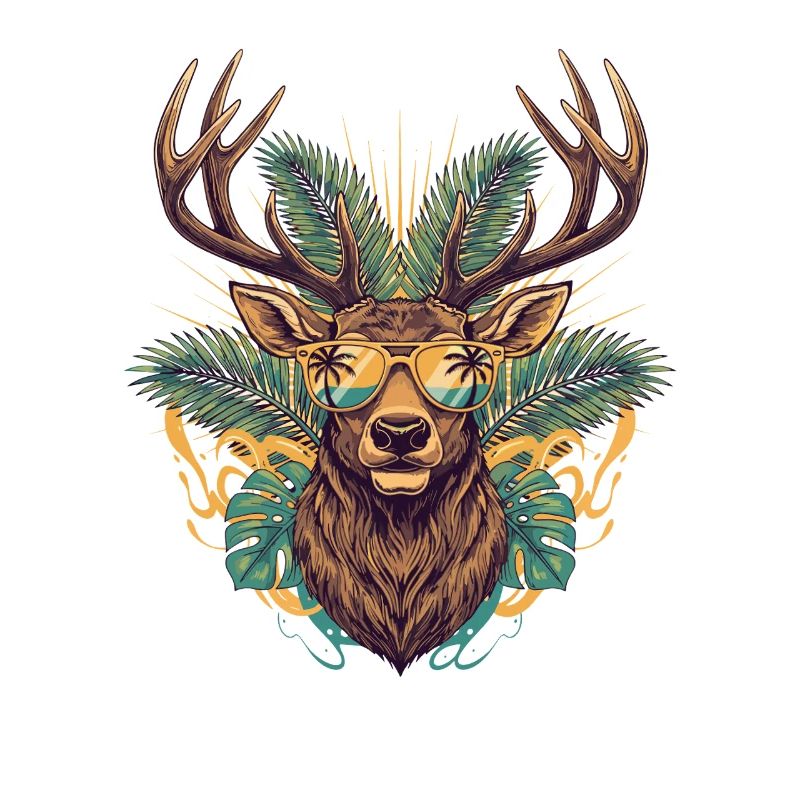 Deer Tropical Sunglasses