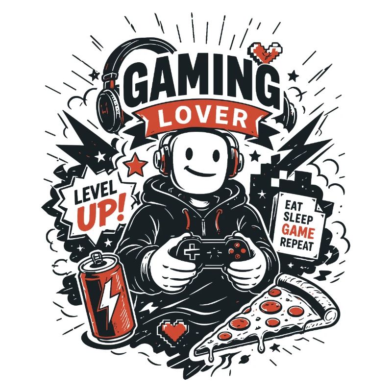 Gaming Lover Retro Arcade