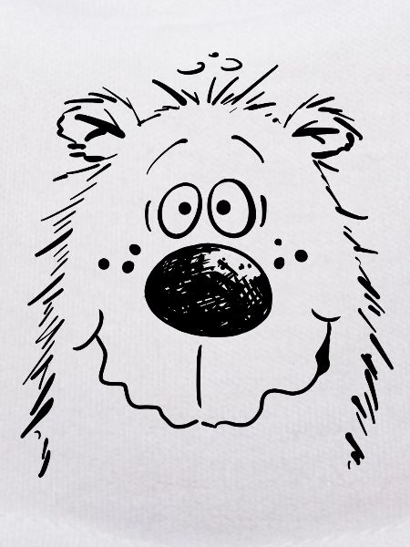 Knuffiger Bär Sketch Teddybär Bärchen 