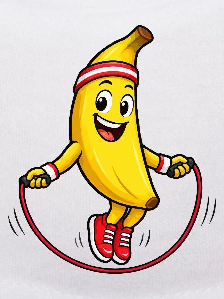 Bananen-Springseil Spaß