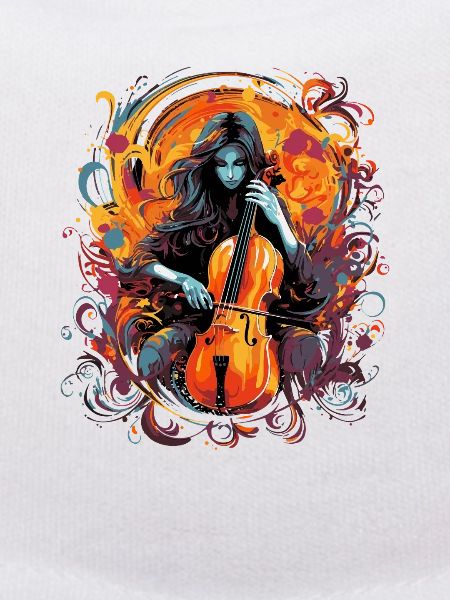  Cellospieler Cellist-Musikerin