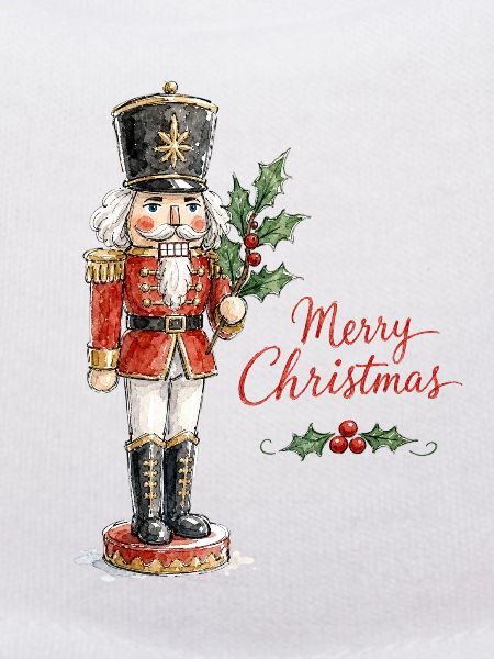 Aquarell Weihnachtsnussknacker