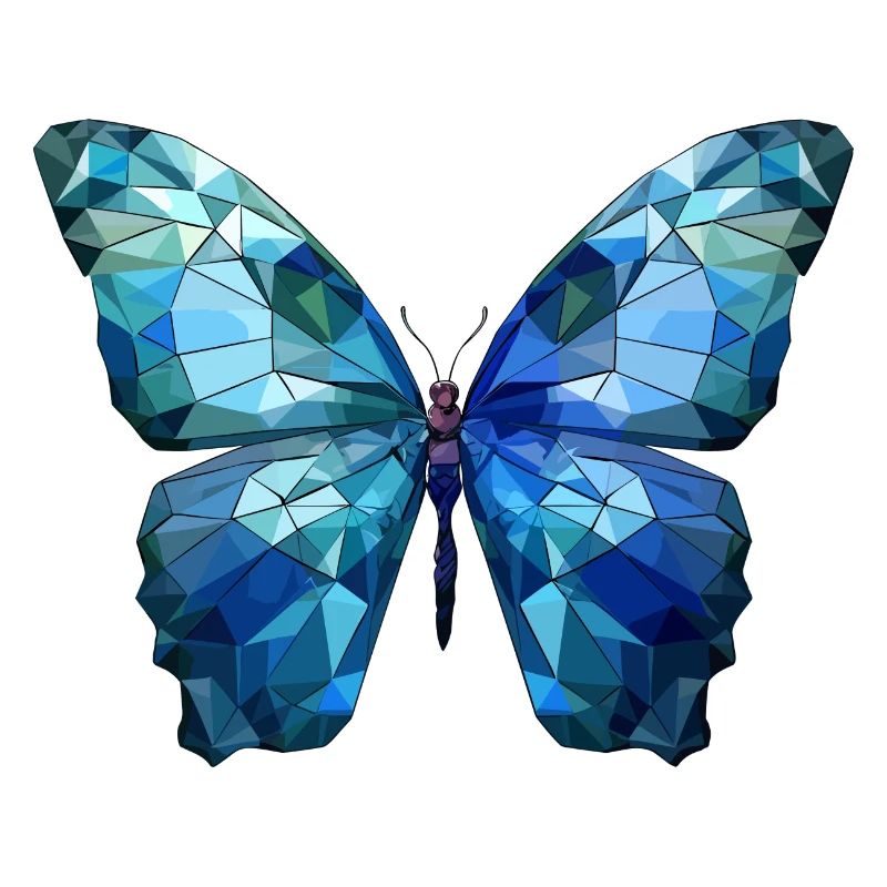 Morpho Papillon Bleu