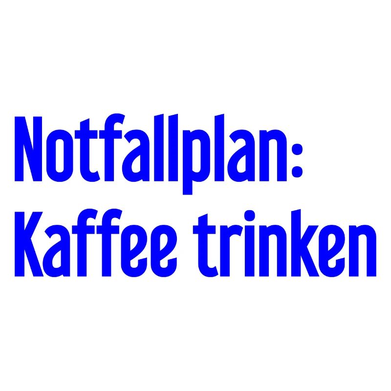Kaffee-Notfallplan