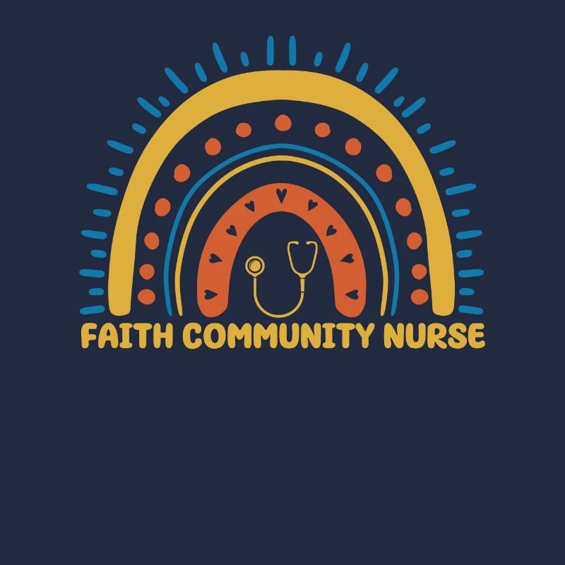 Gemeindekrankenschwester Boho Regenbogen