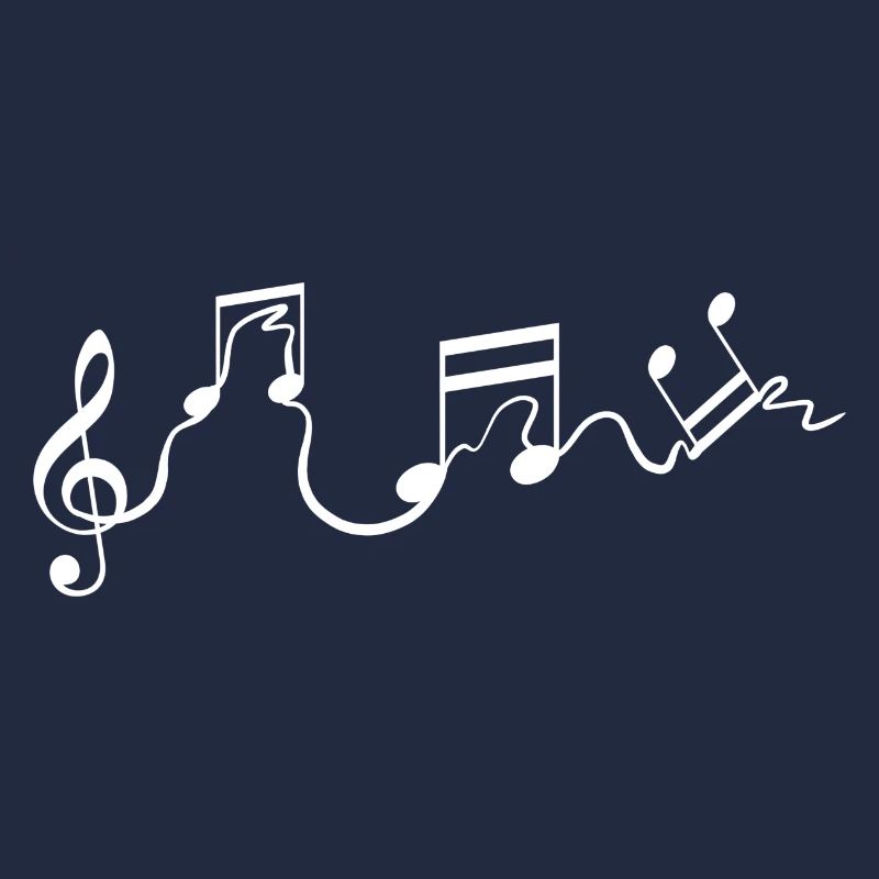 Musiknoten Sänger oder Performer Gift