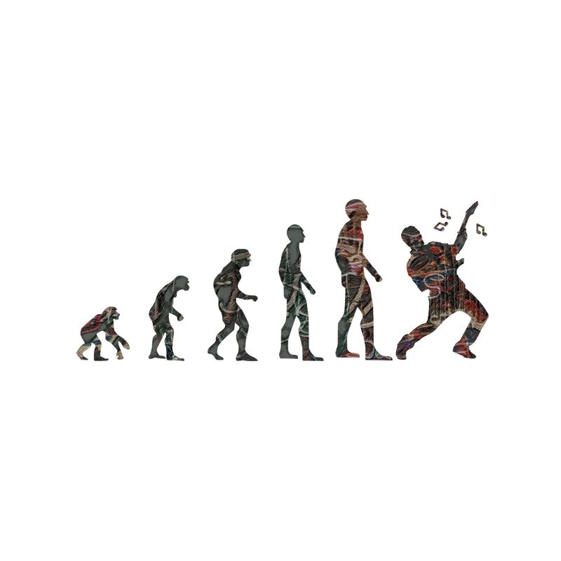 Evolution rock guitar