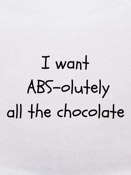 Funny abs & chocolate