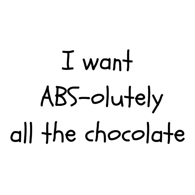 Abdos drôles et chocolat