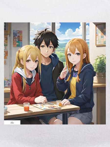 Anime Art Class Friends