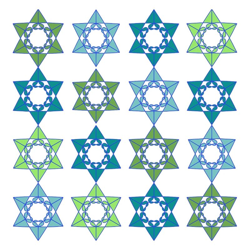 Star Scape Geometrisches Muster