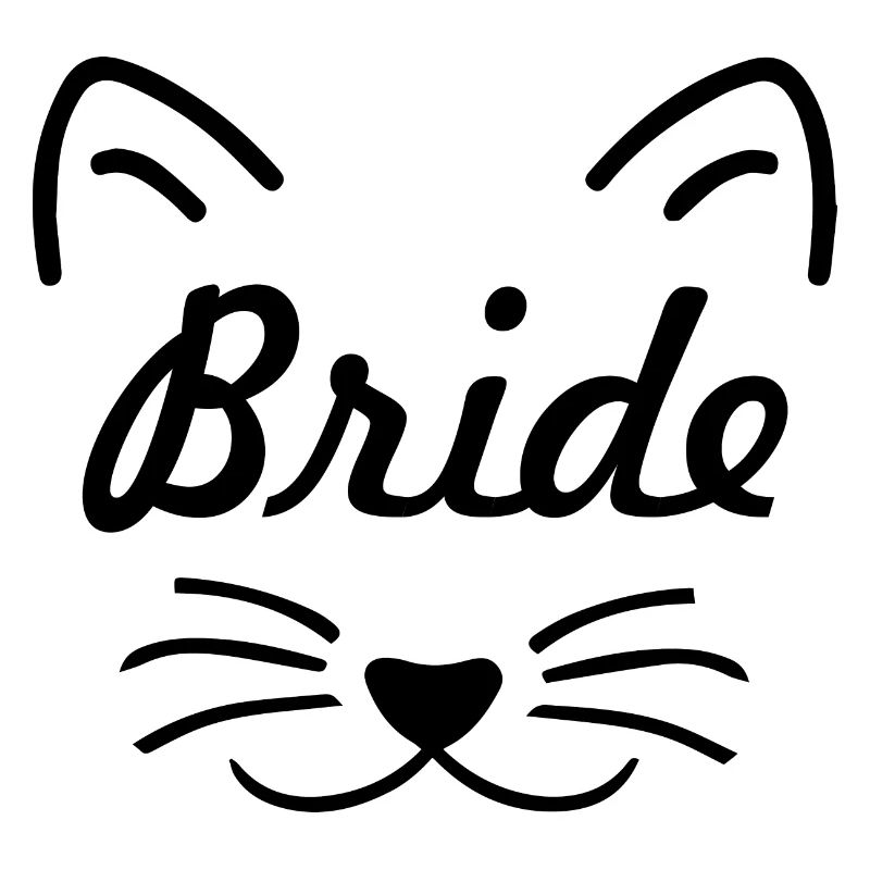 Bride Katze Ehe Geschenk Bräutigam Hochzeit