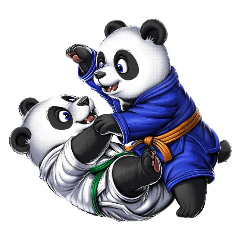 Pandabären Jiu-Jitsu
