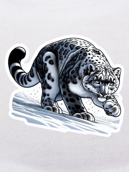 Schneeleopard Leopard Weißer Leopard