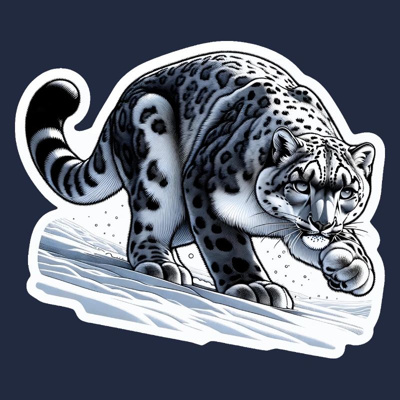 Snow Leopard Leopard White Leopard