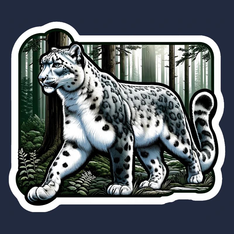 Snow Leopard Leopard White Leopard