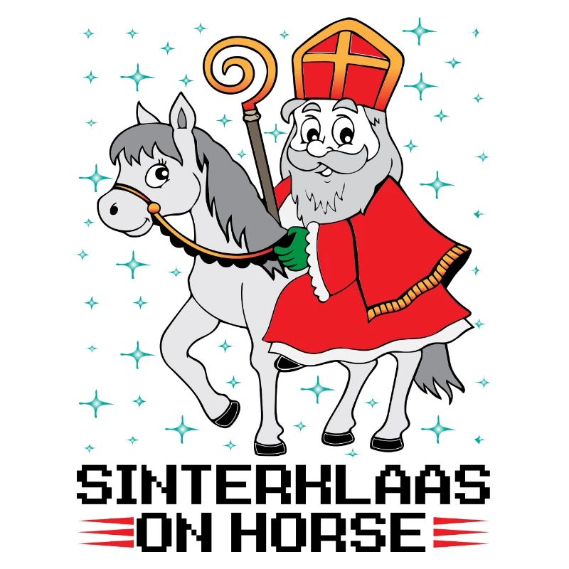 Sinterclass on horse