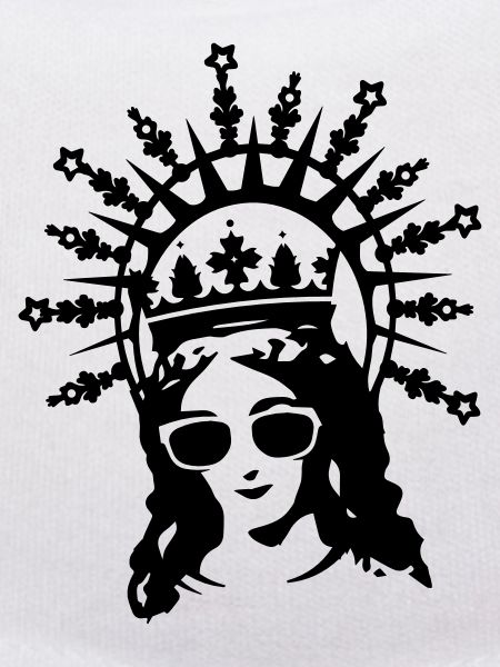 Mutter Gottes mit Sonnenbrille