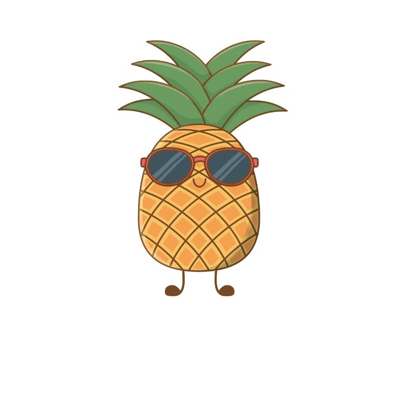 Cool pineapple summer sun beach beach summer