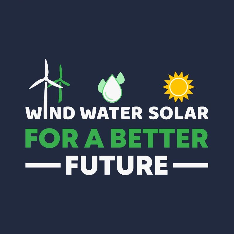 Wind, water, solar - for a better future
