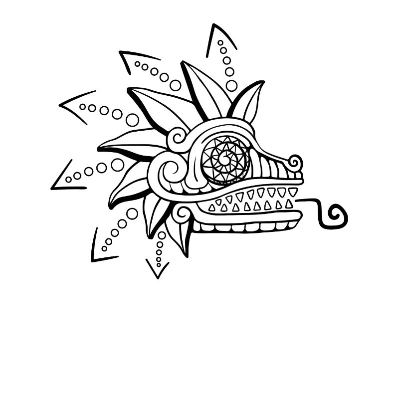 Quetzalcoatl Aztec Maya Feathered Snake